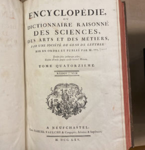 Encyclopédie title page