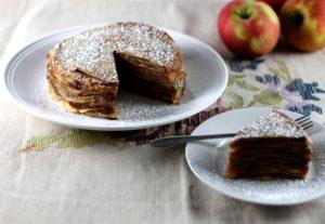 apple crepe cake