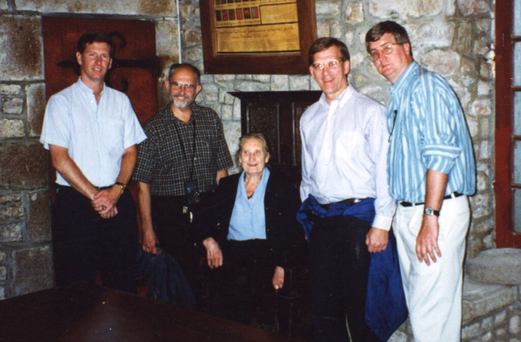 Helene Lebrec and Edmundite priests from Vermont