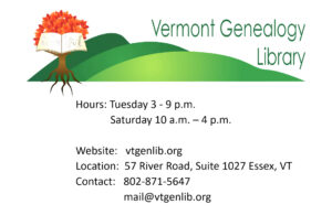 Vermont Genealogy Library