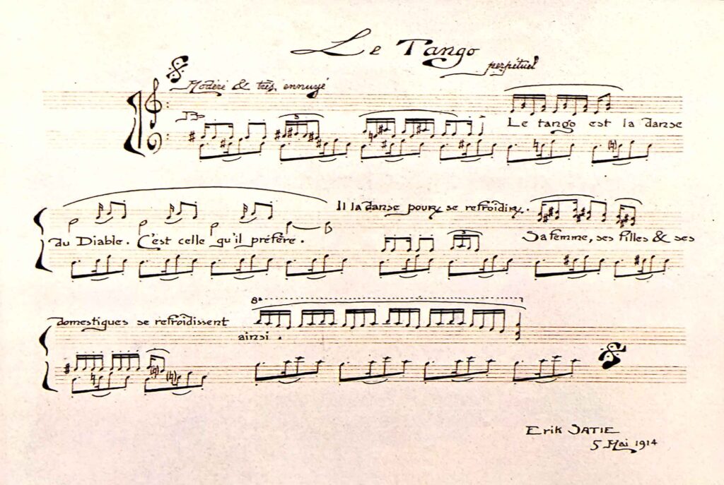 Erik Satie score