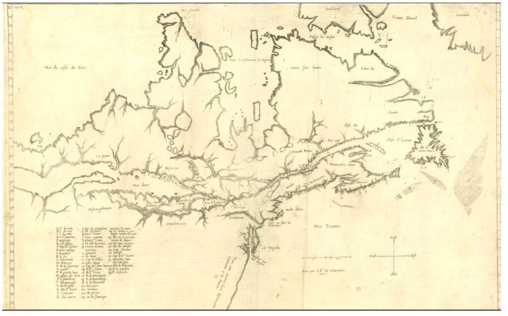 Champlain map